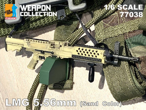 Dragon 1/6 Weapon Collection - LMG 5.56mm (Sand Color)