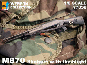 Dragon 1/6 Weapon Collection - M870 Shotgun with Flashlight