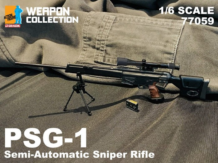 Dragon 1/6 Weapon Collection - PSG-1 Semi-Automatic Sniper Rifle