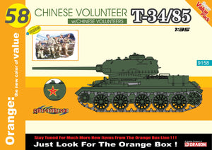 1/35 Chinese Volunteer T-34/85 + Chinese Volunteers