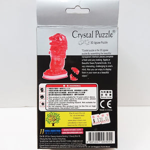 Crystal Puzzle 3D Jigsaw Puzzle - Diamond (White, 42 pieces)