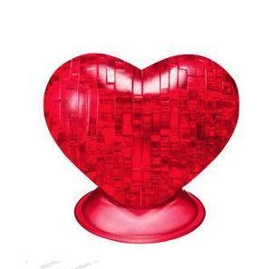 Crystal Puzzle 3D Jigsaw Puzzle - Heart (46 pieces)