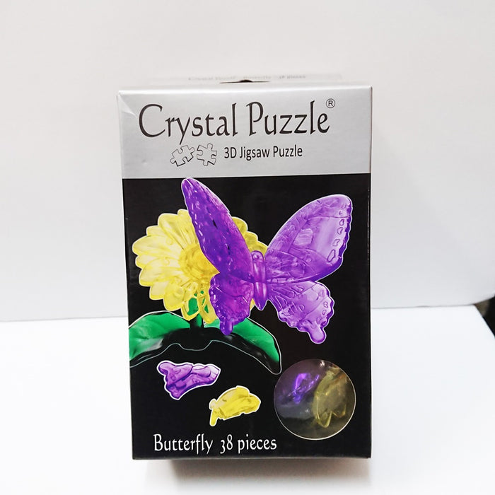 Crystal Puzzle 3D Jigsaw Puzzle - Butterfly (38 pieces)