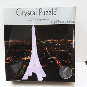 Crystal Puzzle 3D Jigsaw Puzzle - Eiffel Tower (96 pieces)