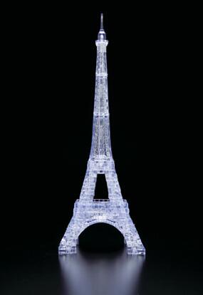 Crystal Puzzle 3D Jigsaw Puzzle - Eiffel Tower (96 pieces)
