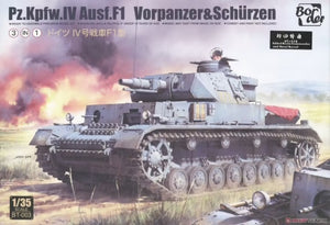 1/35 Pz.Kpfw. IV Ausf. F1 Vorpanzer & Schürzen (3 in 1)