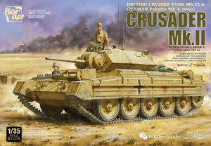 1/35 Crusader Mk.II (British Cruiser Tank MK.VI & German Pzkpfw.MK V746(e))