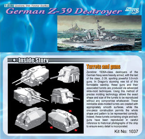 1/350 German Z-39 Class Destroyer