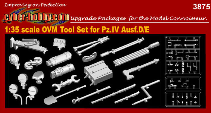 1/35 OVM Tool Set for Pz.IV Ausf.D/E