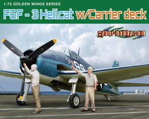 1/72 F6F-3 Hellcat w/Carrier Deck