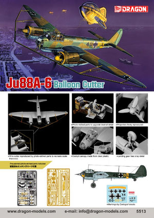 1/48 Ju88A-6 Balloon Cutter