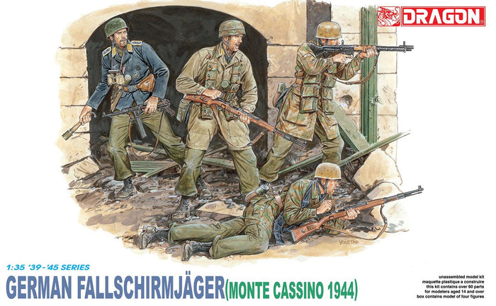 1/35 German Fallschirmjäger (Monte Cassino 1944)