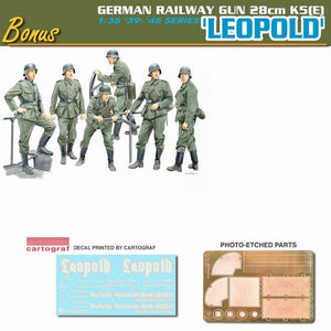 1/35 German Railway Gun 28cm K5(E) "Leopold"