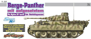 1/35 Berge-Panther mit aufgesetztem Pz.Kpfw.IV turm als Befehlspanzer