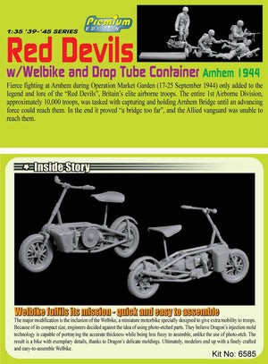 1/35 Red Devils w/Welbike and Drop Tube Container, Arnhem 1944