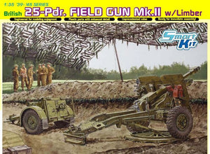 1/35 British 25-Pdr. Field Gun Mk.II w/Limber