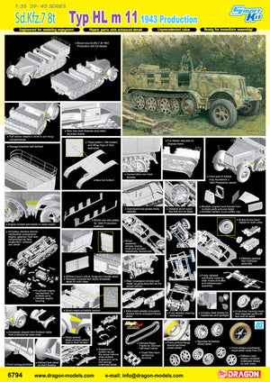 1/35 Sd.Kfz.7 8t Typ HL m 11, 1943 Production