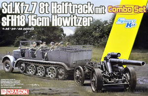 1/35 Sd.Kfz.7 8t Halftrack mit sFH18 15cm Howitzer (Combo Set)
