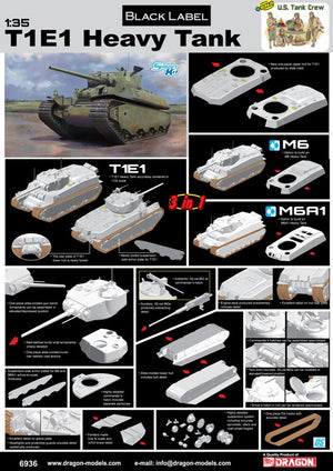 1/35 T1E1 Heavy Tank (3 in 1)