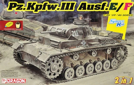 1/35 Pz.Kpfw.III Ausf.E/F (2 in 1)