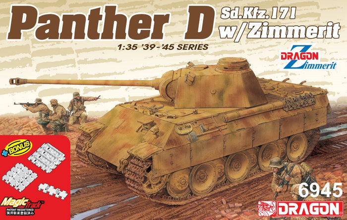 1/35 Sd.Kfz.171 Panther Ausf.D w/Zimmerit (2 in 1) (Bonus Version)