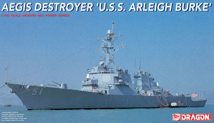 1/700 Aegis Destroyer 'U.S.S. Arleigh Burke'