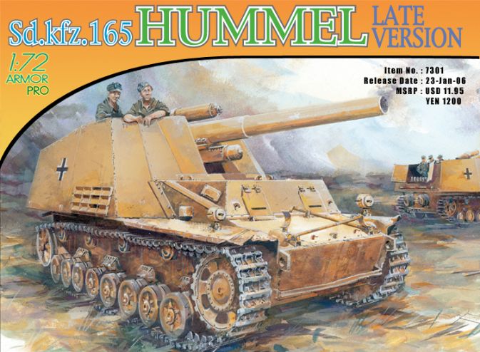 1/72 Sd.Kfz.165 Hummel Late Production
