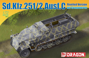 1/72 Sd.Kfz.251/2 Ausf.C Rivetted Version  mit Granatwerfer