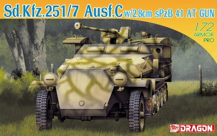 1/72 Sd.Kfz.251/7 Ausf.C w/2/8cm sPzB41 AT Gun