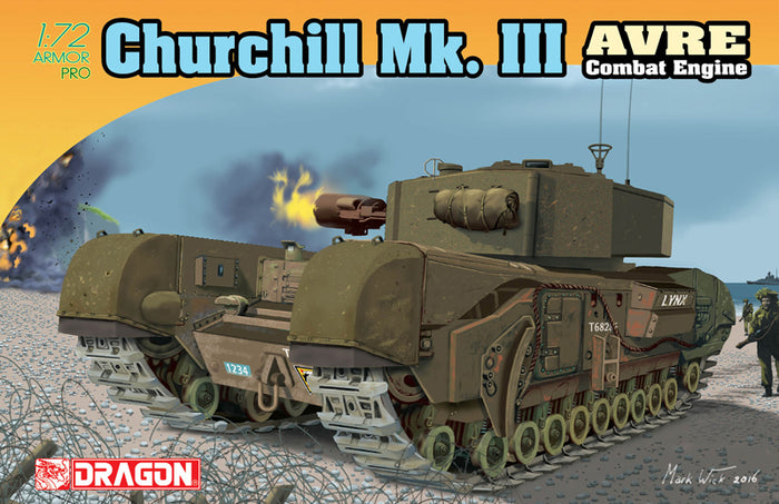 1/72 Churchill Mk. III AVRE Combat Engine