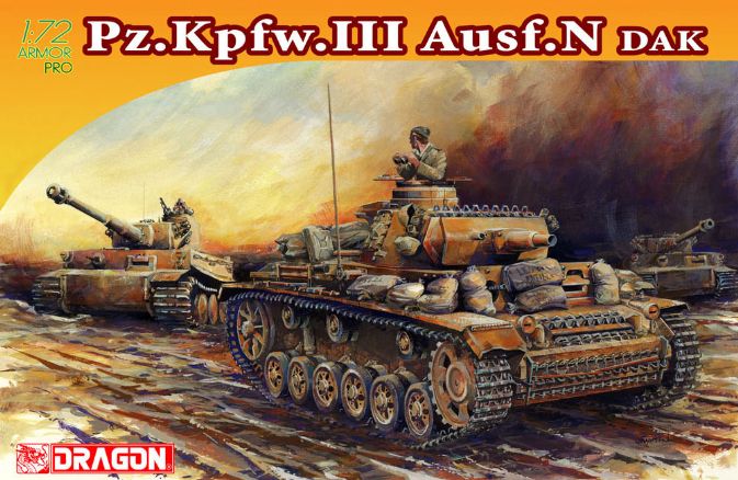 1/72 Pz.Kpfw.III Ausf.N DAK – Cyber Hobby