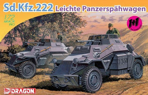 1/72 Sd.Kfz.222 Leichte Panzerspähwagen (Twin Pack)