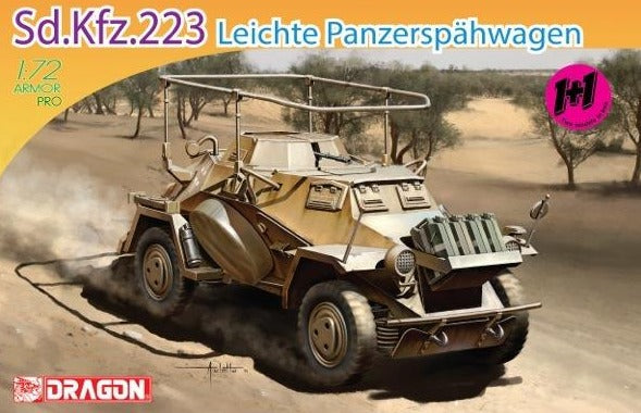 1/72 Sd.Kfz.223 Leichte Panzerspähwagen (Twin Pack)