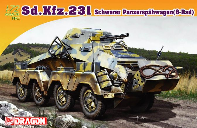 1/72 Sd.Kfz.231 Schwerer Panzerspähwagen (8-Rad)