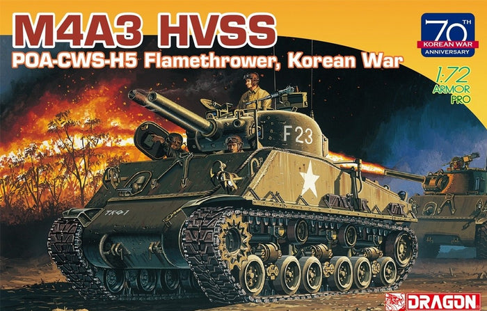1/72  M4A3 HVSS POA-CWS-H5 Flamethrower Korean War (70th Anniversary)