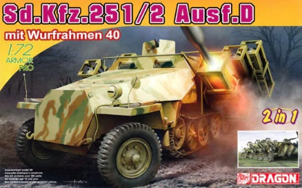 1/72 Sd.Kfz.251 Ausf.D mit Wurfrahmen 40 (2 in 1)