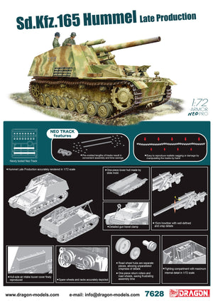 1/72 Sd.Kfz.165 Hummel Late Production w/NEO Tracks