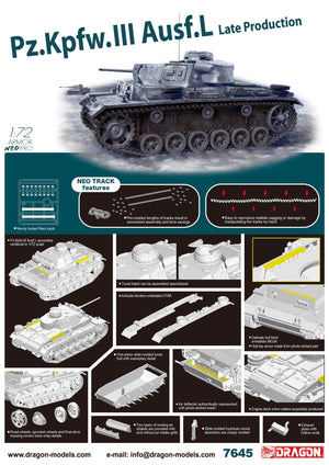 1/72 Pz.Kpfw.III Ausf.L Late Production w/Neo Track