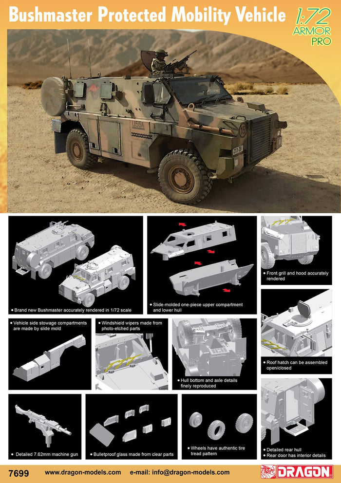 1/72 Bushmaster Protected Mobility Vehicle