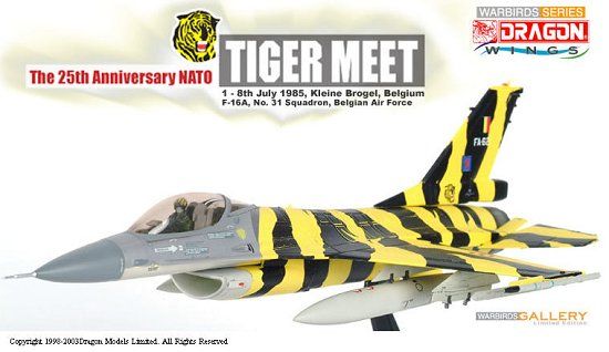 1/72 F-16 Fighting Falcon "Tiger Meet", No.31 Squadron, Belgian Air Force
