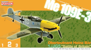 1/72 Me109E-3, Oberleutnant Heinz Bär, 1./JG 51, "Battle of Britain"