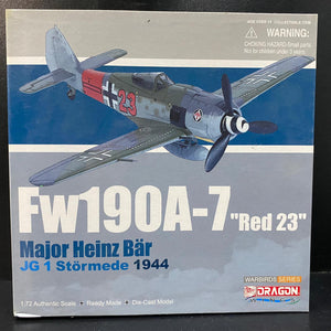 1/72 Fw190A-7 "Red 23", Major Heinz Bär, JG 1 Störmede 1944