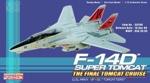 1/72 F-14D Super Tomcat, U.S. Navy VF-31 "Tomcatters", The Final Tomcat Cruise