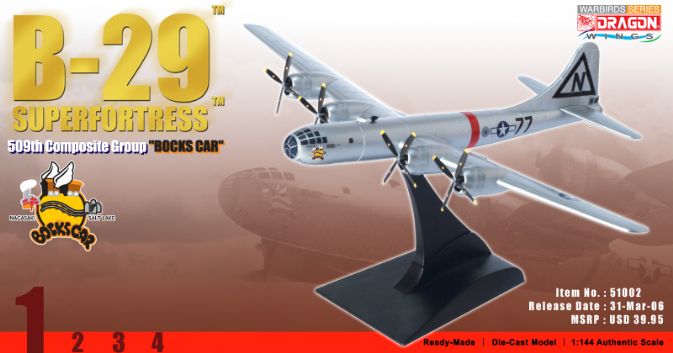 1/144 B-29 Superfortress "Bocks Car", 509th Composite Group