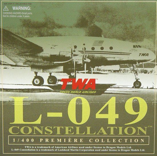 1/400 L-049 Constellation - Trans World Airline(TWA)