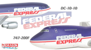 1/400 747-200F & DC-10-10 Federal Express (Double Pack)