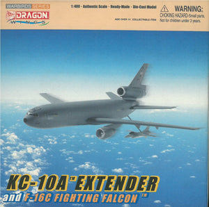 1/400 KC-10A Extender w/ F-16C Fighting Falcon