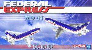 1/400 DC-10 & MD-11F Federal Express (2 Aircraft Set)