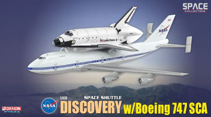 1/400 Space Shuttle "Discovery" w/Boeing 747 Transporter