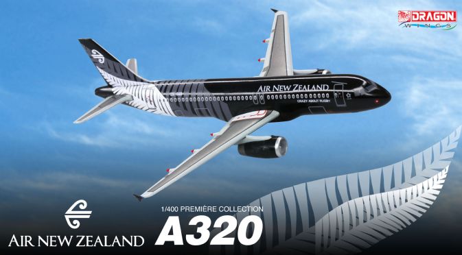 1/400 A320 Air New Zealand "Crazy about Rugby" ~ ZK-OAB